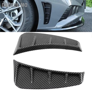 Docool Mo Pair Front Bumper Side Air Vent Trim Exterior Carbon Fiber Style Universal Decoration