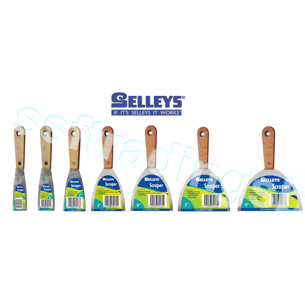 STAINLESS STEEL SCRAPER / SELLEYS STAINLESS STEEL SCRAPER / SELLEYS SCRAPER / STEEL SCRAPER