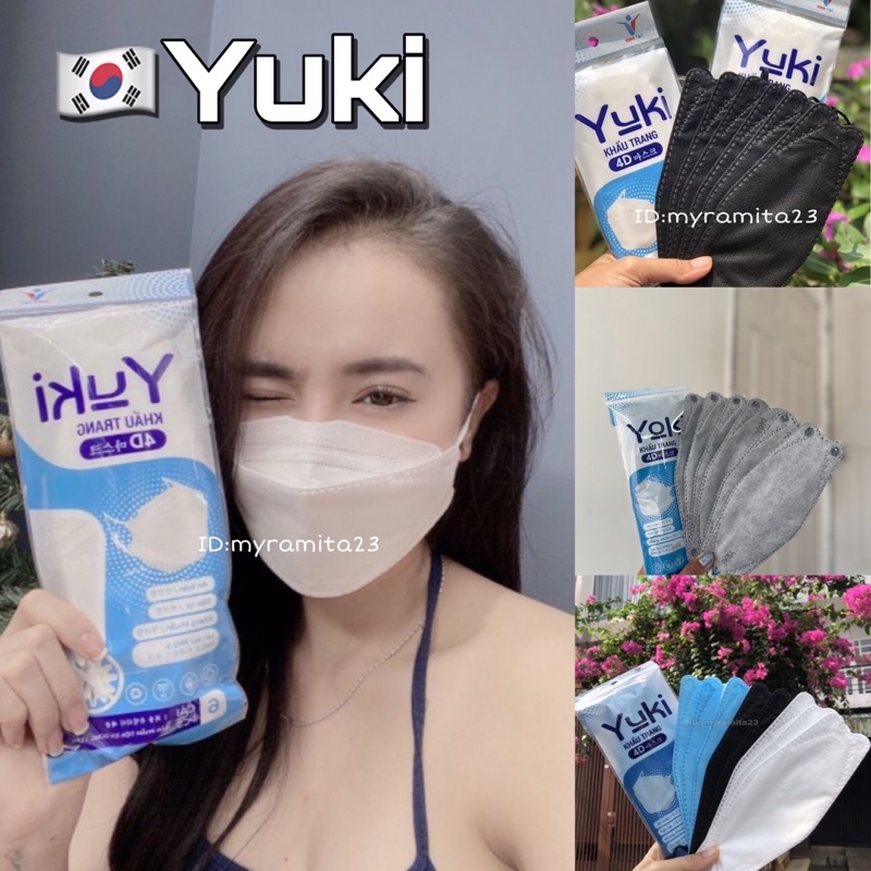 Yoki แมสทรงเกาหลี เกรดพรีเมี่ยม งานดีตรงปก100% หนานุ่มใส่สบาย มีเว้าตรงจมูก