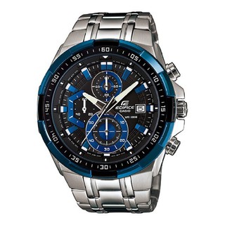 Casio Edifice นาฬิกาข้อมือผู้ชาย Chronograph รุ่น EFR-539D-1A2V(สีดำเงิน)