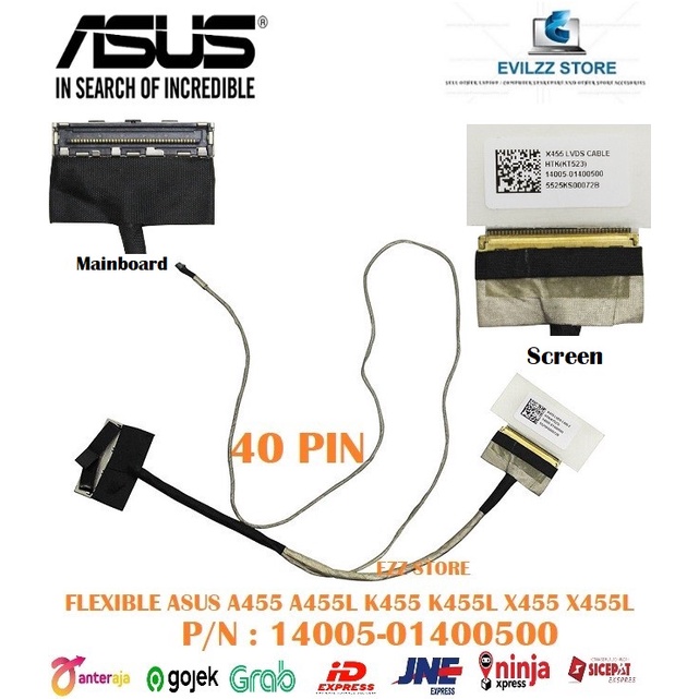 FLEXIBLE CABLE KFLESKIBEL แล็ปท็อปโน้ตบุ๊ค ASUS X454 X454W X454WA X454Y X454YA X455L 14005-401400500