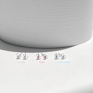 annita.silver - tiny heart earring (ราคา/คู่) ต่างหูหัวใจจิ๋ว ต่างหูเงินแท้925 เหมาะกับคนแพ้ง่าย