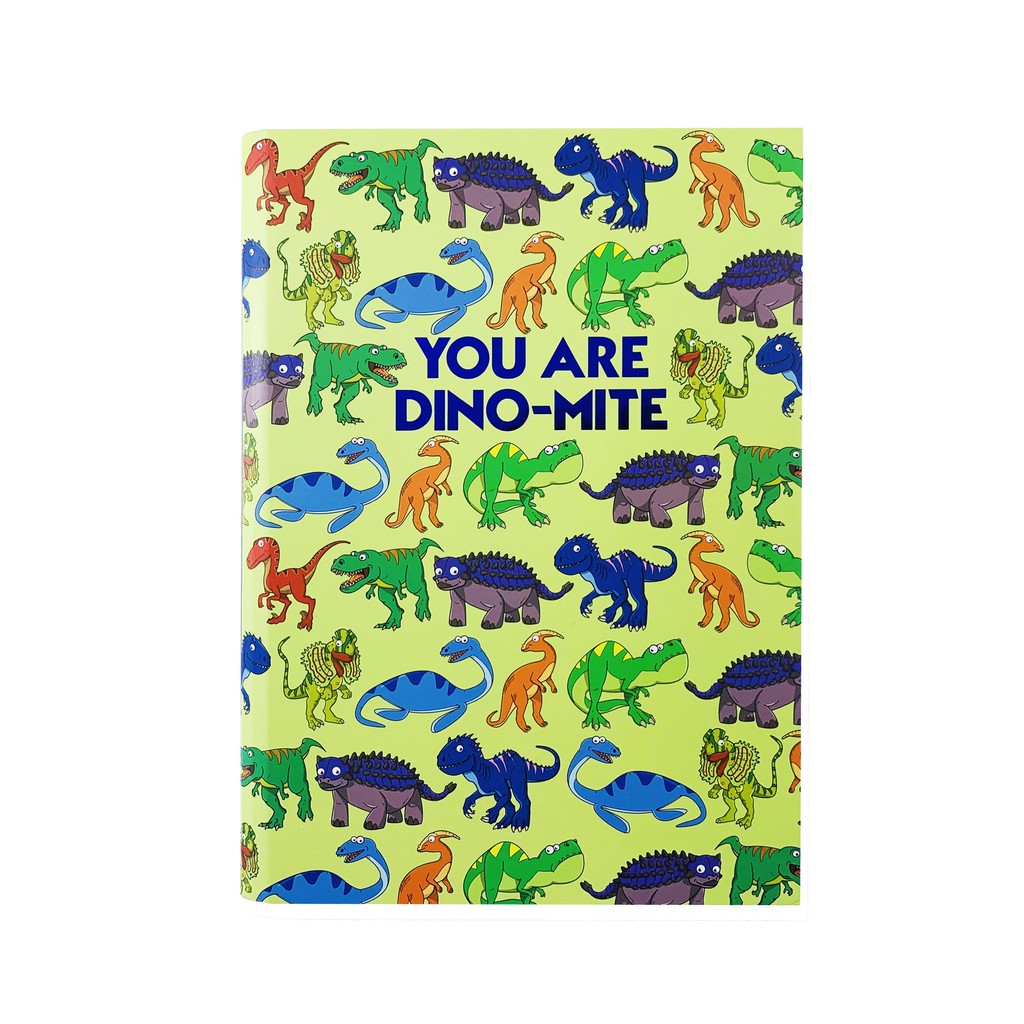 A5 NOTEBOOK JOURNAL with Lines สําหรับวางแผนรายเดือนรายสัปดาห์ประจําวัน - Journal - Dino-mite