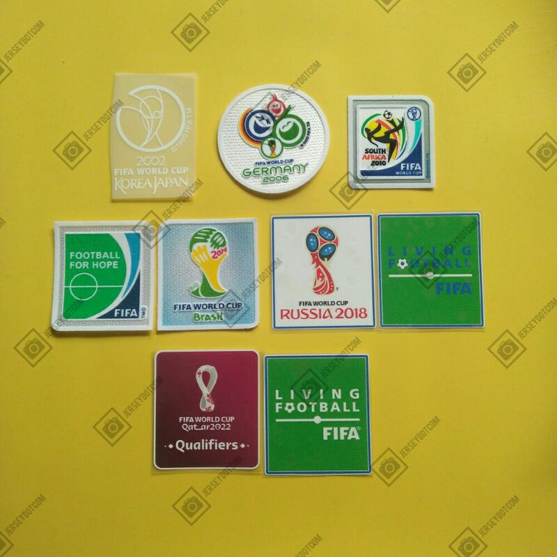 PATCH Jersey World Cup 2002 2006 2010 2014 2018 2022 WC Retro