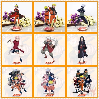 ❤ Naruto - ฟิกเกอร์อะคริลิค คอสเพลย์ตัวละครอนิเมะ ❤ ฟิกเกอร์ Kakashi Itachi Sakura สองด้าน 15 ซม. 9 แบบ สําหรับตกแต่งโต๊ะ 1 ชิ้น
