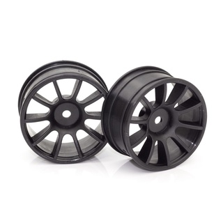 RJ-RIDE 25402 1/10 M-Chassis 60 size 2 pieces 10-spoke wheels – Black ! ใช้กับยาง TAMIYA ไม่ได้ !