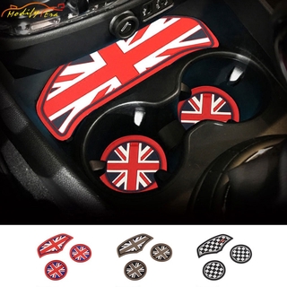 Union Jack แผ่นรองแก้ว กันลื่น สําหรับ Mini Cooper Clubman F54 F55 F56 F57 F60 Countryman