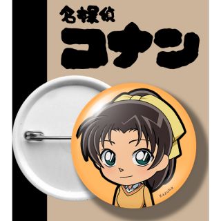 เข็มกลัด โคนัน BADGE CONAN DETECTIVE พื้นส้ม