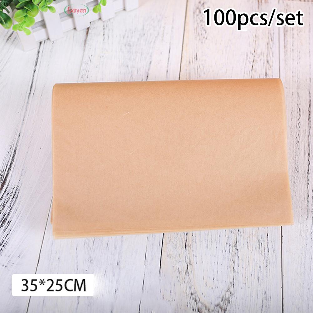 Baking Paper Kitchen Pastries Cookies Non-Stick 25*35cm Bread Cakes ...