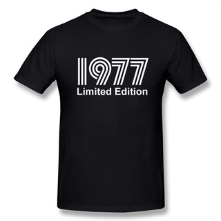 เสื้อยืดผ้าฝ้ายพิมพ์ลายขายดี 1977 Limited Edition ใหม่ เสื้อยืดคอกลม แขนสั้น ผ้าฝ้าย สไตล์ฮิปฮอป สําหรับผู้ชาย