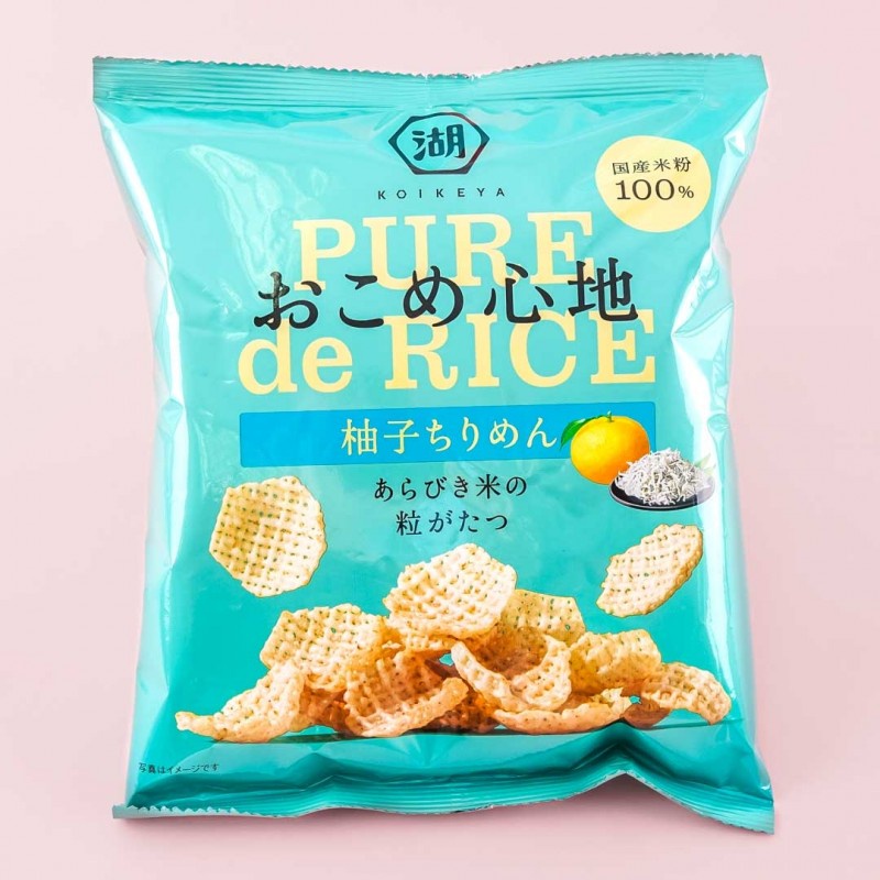 KOIKEYA ข้าวญี่ปุ่นทอดกรอบกลิ่นยูสุ PURE de RICE Okome kokochi
