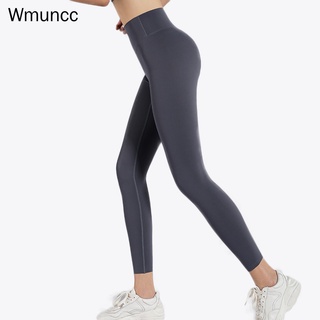 Wmuncc 【S-XL】กางเกงเลกกิ้ง เอวสูง ยืดหยุ่น เซ็กซี่ เหมาะกับการเล่นโยคะ ฟิตเนส ยิม สําหรับผู้หญิง