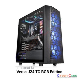 Thermaltake Versa J24 Tempered Glass RGB Edition Mid-Tower Chassis (เคส) Case