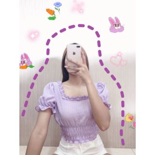 🌻 งานจั้มเอวคอเหลี่ยมมัดหลัง