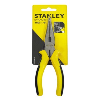 คีมปากแหลม STANLEY 84-031-1 6 นิ้ว 6" STANLEY 84-031-1 LONG NOSE PLIER