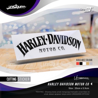 Uq สติกเกอร์ Harley Davidson Motor Co. | สติกเกอร์ตัด ลาย Harley Davidson สําหรับติดตกแต่งรถจักรยานยนต์