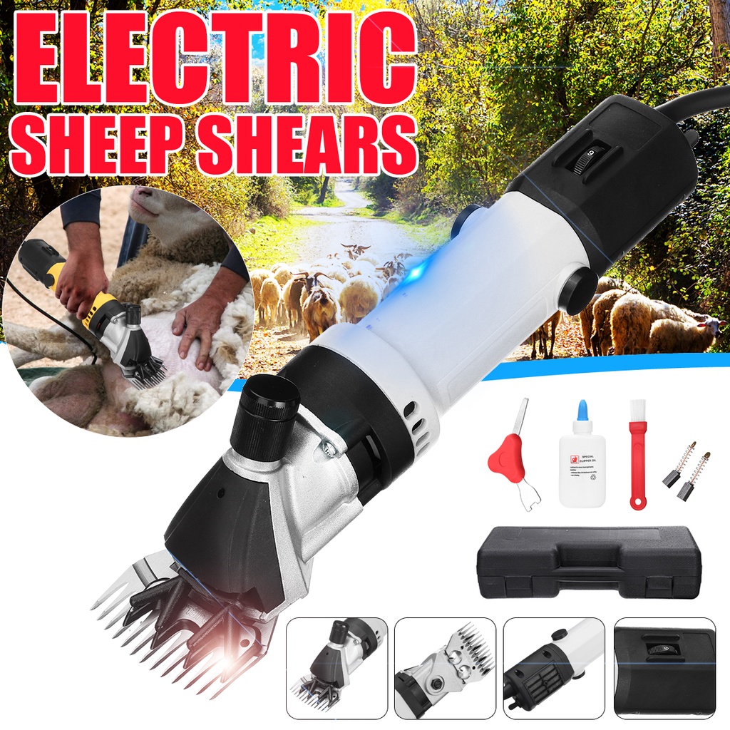 เครื่องตัดขนแพะไฟฟ้า 3000W 220V ความเร็ว 6 ระดับ พร้อมกล่อง
