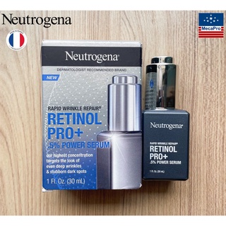 Neutrogena® Rapid Wrinkle Repair Retinol Pro+ .5% Power Serum 30ml นูโทรจีนา เรตินอล โปรพลัส เซรั่ม