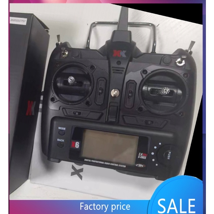 Wltoys รีโมตคอนโทรล XK X6 สําหรับเฮลิคอปเตอร์บังคับ WLtoys K100 K110 K123 K124 X6