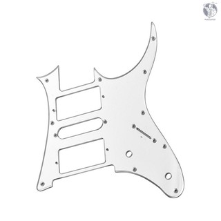 ( Music ) Hsh Pickguard พีวีซีป้องกันรอยขีดข่วนสําหรับ Ibanez G250 กีตาร์ไฟฟ้าสีเหลืองมุก 3 ชั้น