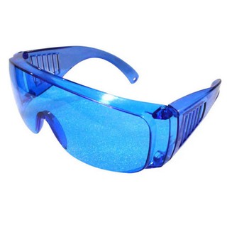 แว่นแฟนซีสงกรานต์ Safety Glasses Songkran Festival (แพ๊ค 1 ชิ้น) สีน้ำเงิน