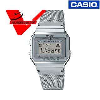 นาฬิกา Casio A700W-1A คอลเลคชั่นวินเทจ (ประกัน CMG ศูนย์เซ็นทรัล1ปี) นาฬิกาข้อมือ สายสแตนเลส