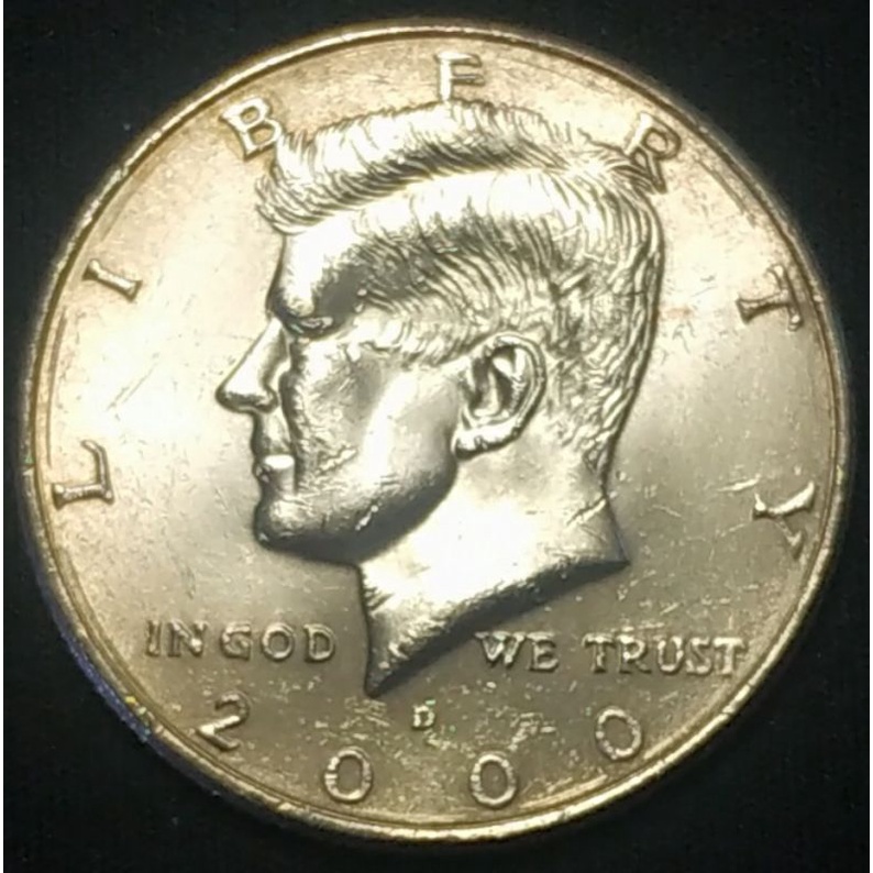 สหรัฐอเมริกา (USA), ปี 1971, 50 Cents , ประธานาธิดีจอห์น เอฟ. เคนเนดี (John F. Kennedy)