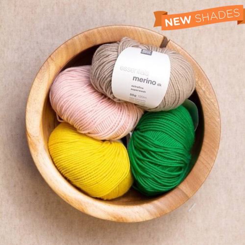 Rico ไหมวูล 100% Essential Merino (DK) made in Italy