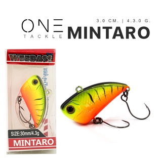 เหยื่อปลั๊ก แท้จาก Weebass Action ดีราคาเบา รุ่น MINTARO SINKING 3.0 cm. 4.3 g.