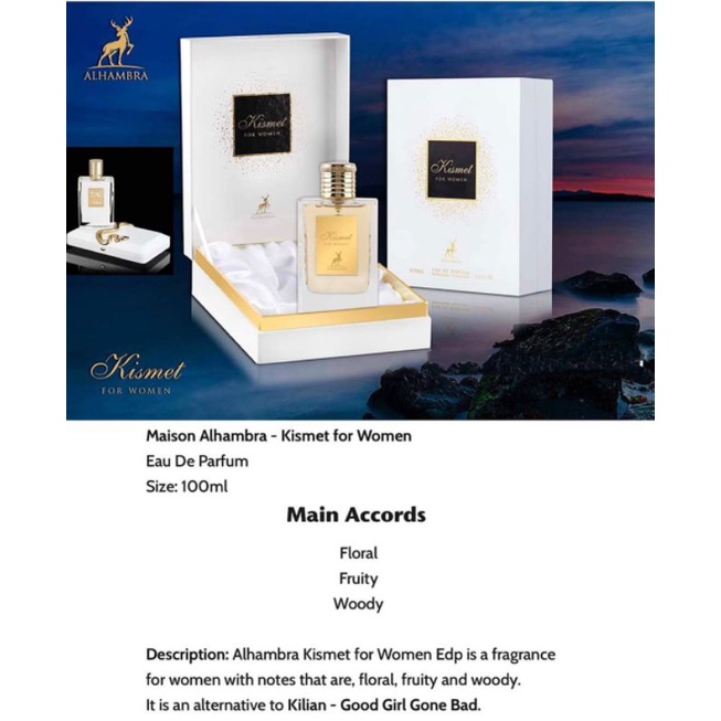 Alhambra House of Lattafa Perfumes for women 100ml Shopee Thailand