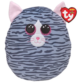 TY หมอนตุ๊กตา ทีวาย KIKI - cat gray squish 14"