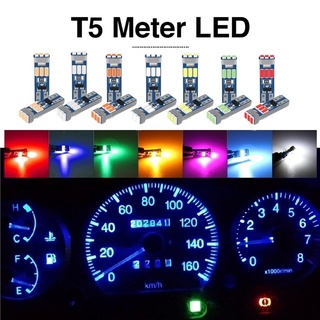 หลอดไฟ 9LED T5/W3W t10 สว่างมาก สําหรับตกแต่งภายในรถยนต์ 1 ชิ้น