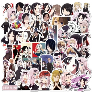 พร้อมส่ง！Kaguya-sama: Love Is War 輝夜姬 สารภาพรักกับคุณคางุยะซะดี ๆ  sticker สติกเกอร์กันน้ำรูปแบบที่แตกต่างกัน, 50 ชิ้น