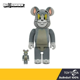 พร้อมส่ง+โค้ดส่วนลด Tom: Tom and Jerry (Flocky Ver) 400+100%  by Bearbrick (ลิขสิทธิ์แท้)