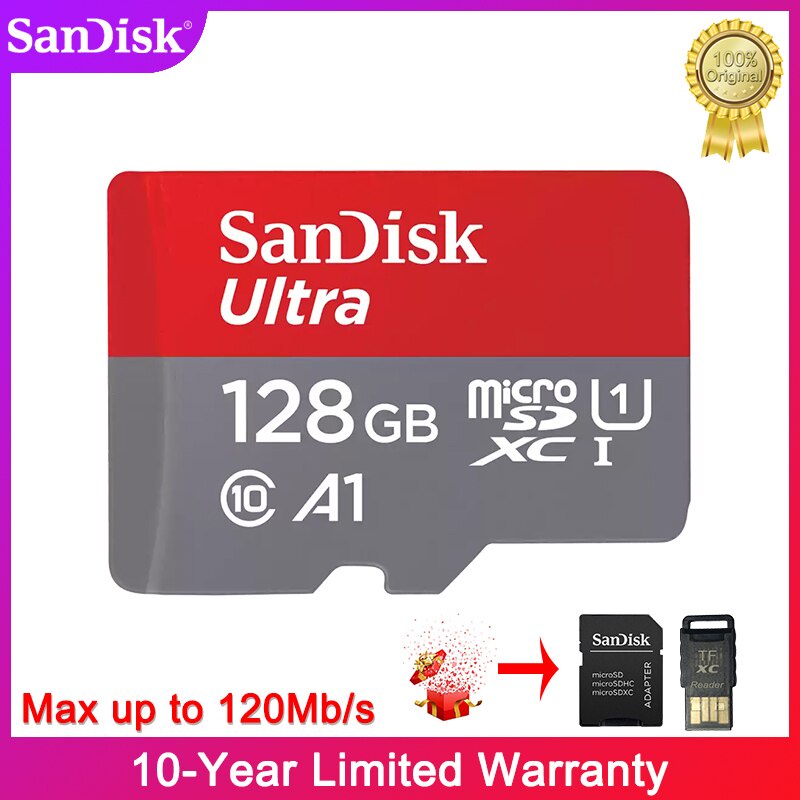 Micro SD 128GB 64GB 32GB 16GB 400GB 512GB Memory Card 128G microsd card TF/SD Flash Card