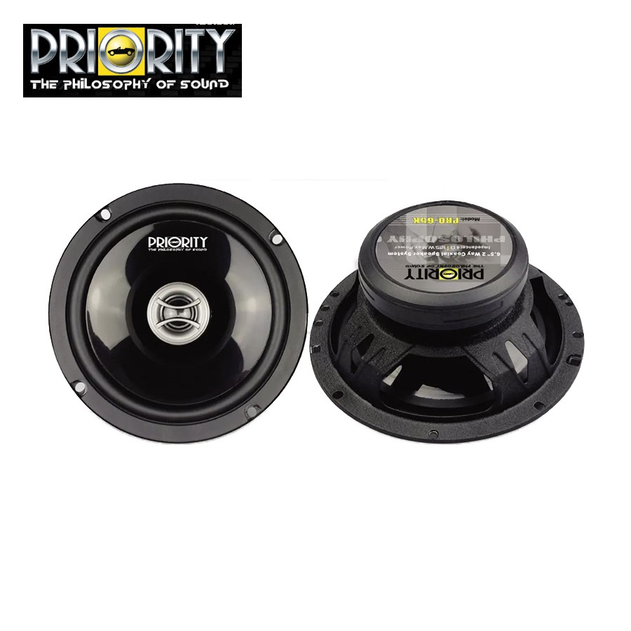 ลำโพงแกนร่วม PRIORITY PRO-65K 2-WAY COAXIAL SPEAKER