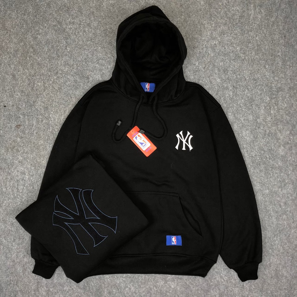 เสื ้ อแจ ็ คเก ็ ตมีฮู ้ ด NYC NEW YORK CITY PREMIUM FULL เย ็ บปักถักร ้ อย UNISEX ผู ้ ชายผู ้ หญิงหนา FLEECE