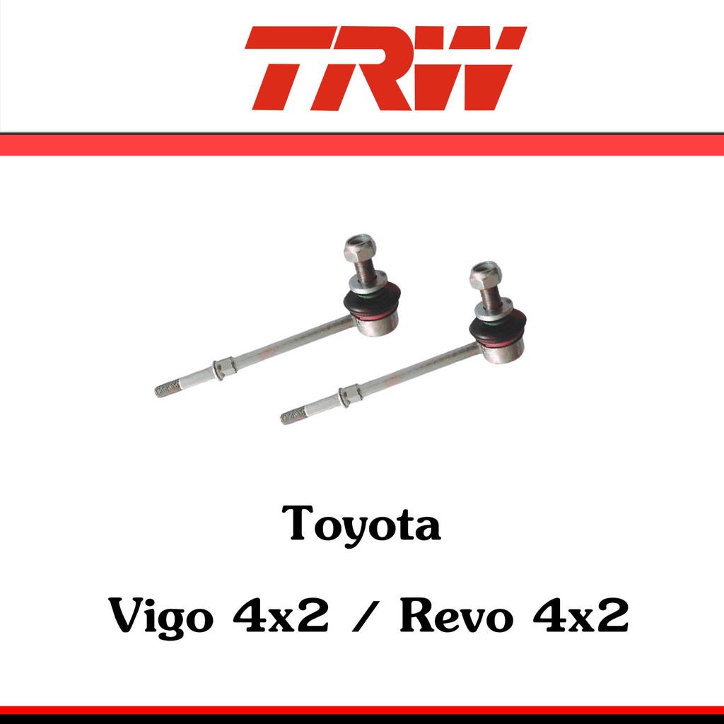 TRW ลูกหมากกันโคลงหน้า กันโครงหน้า TOYOTA วีโก้ Vigo 4X2, Revo 4x2 (1คู่)