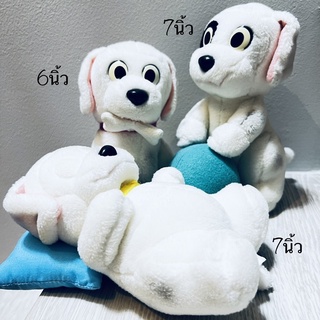 ขายยกเซ็ต3ตัว #ตุ๊กตา #สุนัข #หมา #ป้ายจาง #Dalmatians101 #Disney #Tomy #ลิขสิทธิ์แท้ #6-7นิ้ว #งานเก่า ตาเป็นรอยบ้าง