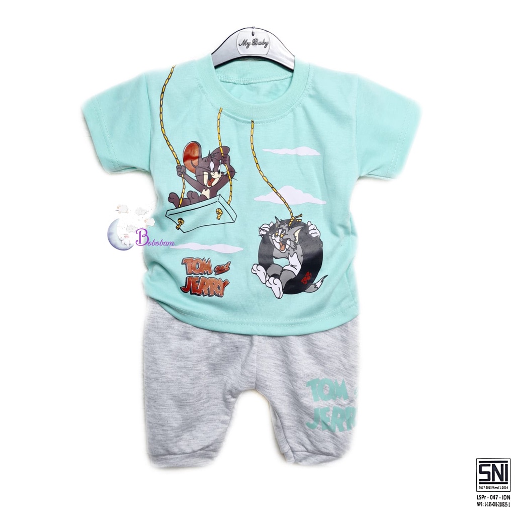 BOBBAM BABY BOYS ผ้าน่ารักเด็กผู้ชายชุดเด็กชาย 6 12 เดือน COOL TRENDY LATEST T0M และ J3RRY CHARACTER