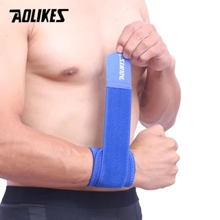 Aolikes 1 ชิ้น สายรัดข้อมือ ปรับได้ สายรัดข้อมือ แบรนด์ ผู้ชายและผู้หญิง ยิมมวยปล้ํา อาชีพ กีฬา ป้องกันข้อมือ