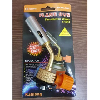 KALILONG GAS Torch KLL-7005 หัวพ่นไฟ สำหรับทำอาหาร เฃื่อมงานช่าง พ่นหน้าเค๊ก ทำซูชิ