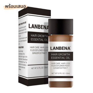 LANBENA Hair Growth Essential Oil น้ำมันหอมระเหยช่วยเร่งการเจริญเติบโตของเส้นผม