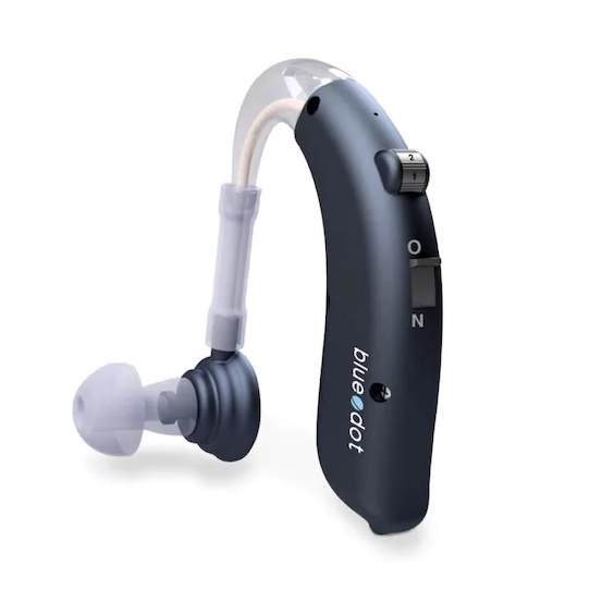 Blue-dot เครื่องช่วยฟัง บลูดอท รุ่น B-HA 01 แบบใช้งาน ด้วยถ่าน รับประกันสินค้า1 ปี  1 เครื่อง 19093