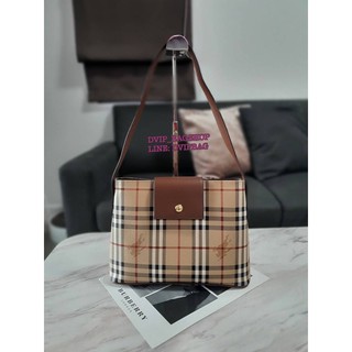 BURBERRY VINTAGE SHOULDER BAG VIP GIFT แท้💯% เคาน์เตอร์ ตปท.