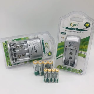 BTY ถ่านชาร์จ AAA 1350 mAh NIMH Rechargeable Battery (4 ก้อน)