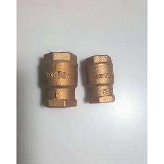 KITZ  เช็ควาล์วทองเหลือง แบบเสียงเงียบ 3/4 นิ้ว  Siren check valve Type RF จำนวน 1 ตัว