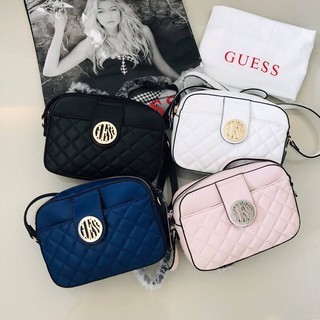 GUESS PLUSH QUILTED CROSSBODY BAG