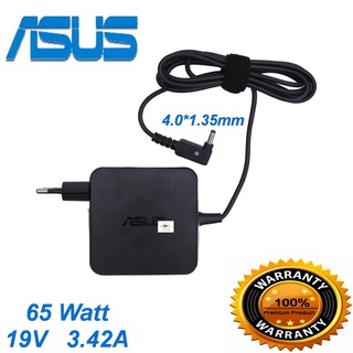 Asus Adapter 19V/3.42A 65W หัวขนาด 4.0*1.35mm สายชาร์จโน๊ตบุ๊ค สายชาร์จ ที่ชาร์แบตเตอรี่ battery สายชาร์จโน๊ตบุ๊คราคาถูก