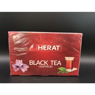 Black Tea Saffron - Saffron Tea 20 bags ชาดำตุรกีผสมหญ้าฝรั่น